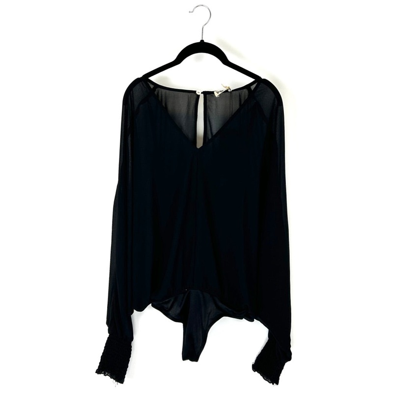 Black Long Sleeve Bodysuit – Large