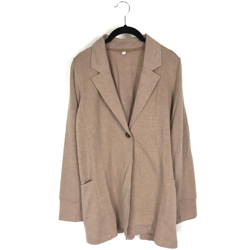 Light Brown Cardigan – Size 6/8 and 10/12 Small (size 6/8)