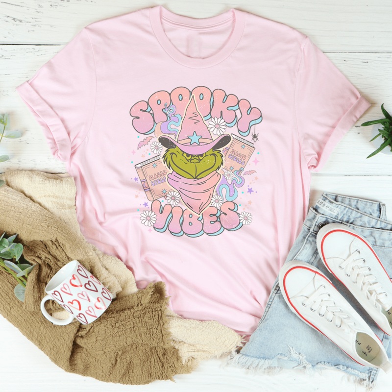 Spooky Vibes Tee Athletic Heather S