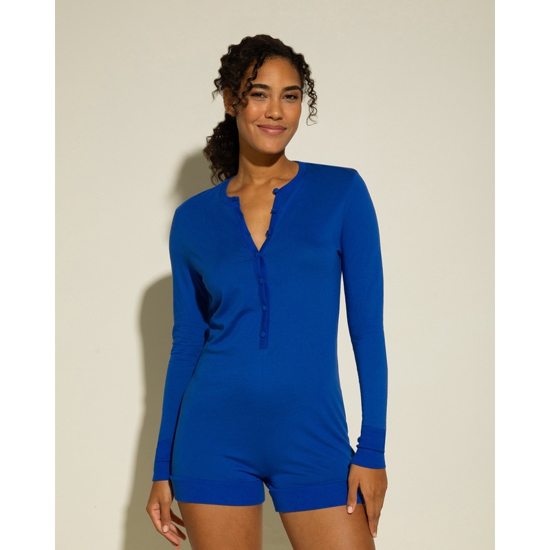 Barboteuse Pyjama Cobalt/Cobalt XS