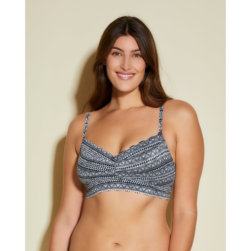 Beauty Sweetie Bralette Geo Black White S