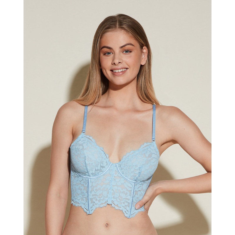 Sujetador Con Aros Tipo Bustier Aasmani Blue 85B