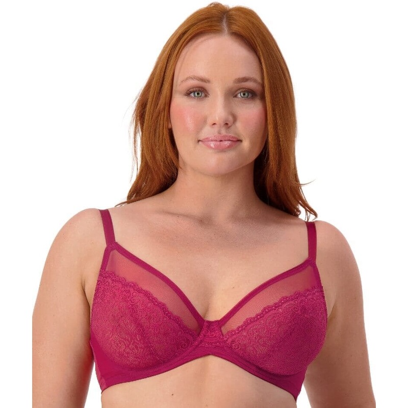 Triumph Sheer Minimizer Bra – Bordeaux 32D