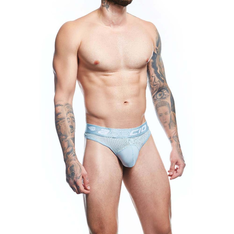 Agacio Thongs for Men AGK040 S Baby Blue