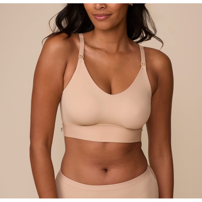 Bliss Nursing Bralette – Beige Beige XS