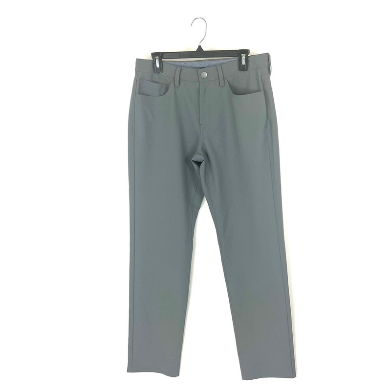 MENS Gray Green Golf Pants – 32X32 MENS Slim 32X32