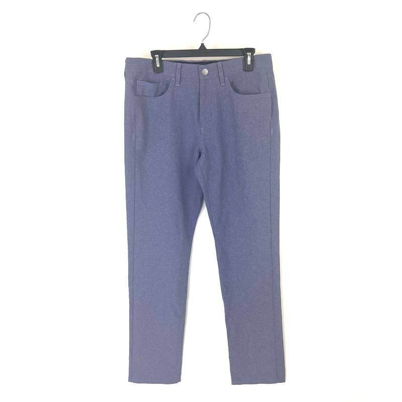 Mens Heathered Purple Golf Pants – 32 Waist