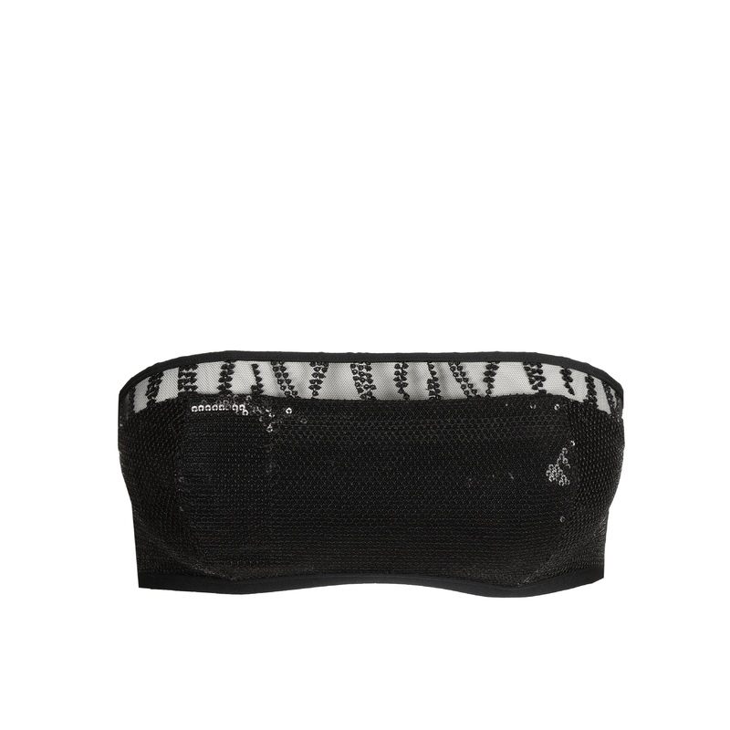 Milhon Black Non Padded Strapless Bra Black XS