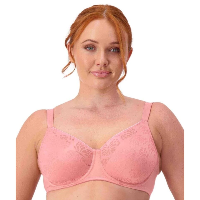 Triumph Lacy Minimizer Bra – Cherry Rose 32DD