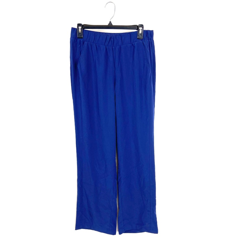 Navy Blue Straight Leg Windbreaker Pants – Small