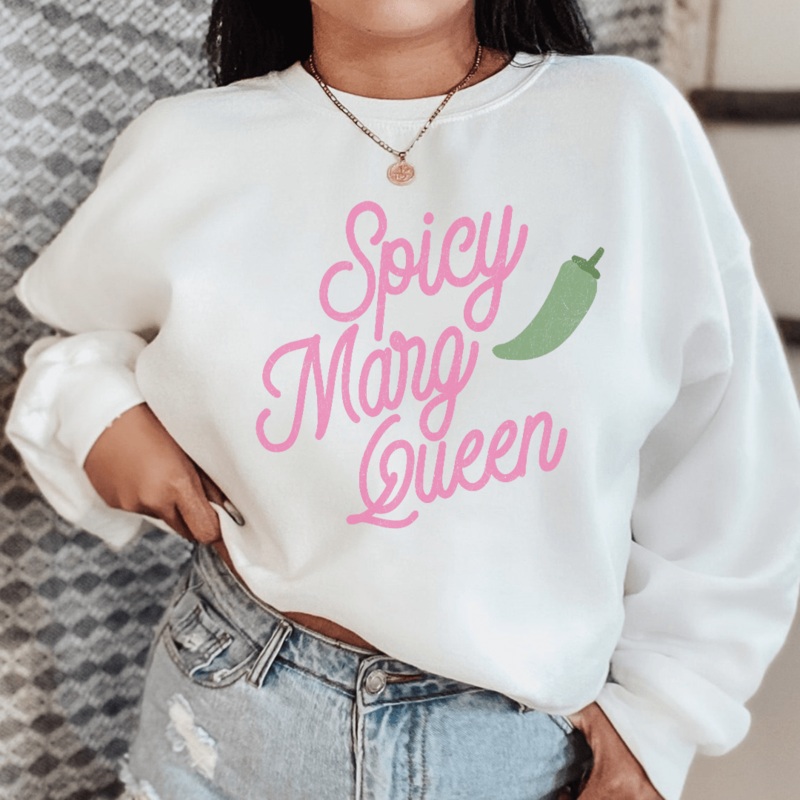 Spicy Marg Queen Sweatshirt Black S