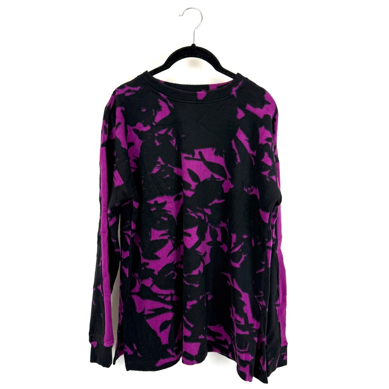 Black and Purple Fleece Top – Size 6/8 Small (size 6/8)