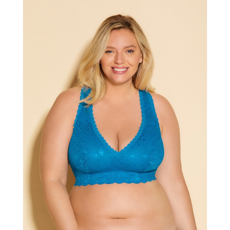 Bralette Con Spalline Incrociate Ultra Curvy Udaipur Blue XS