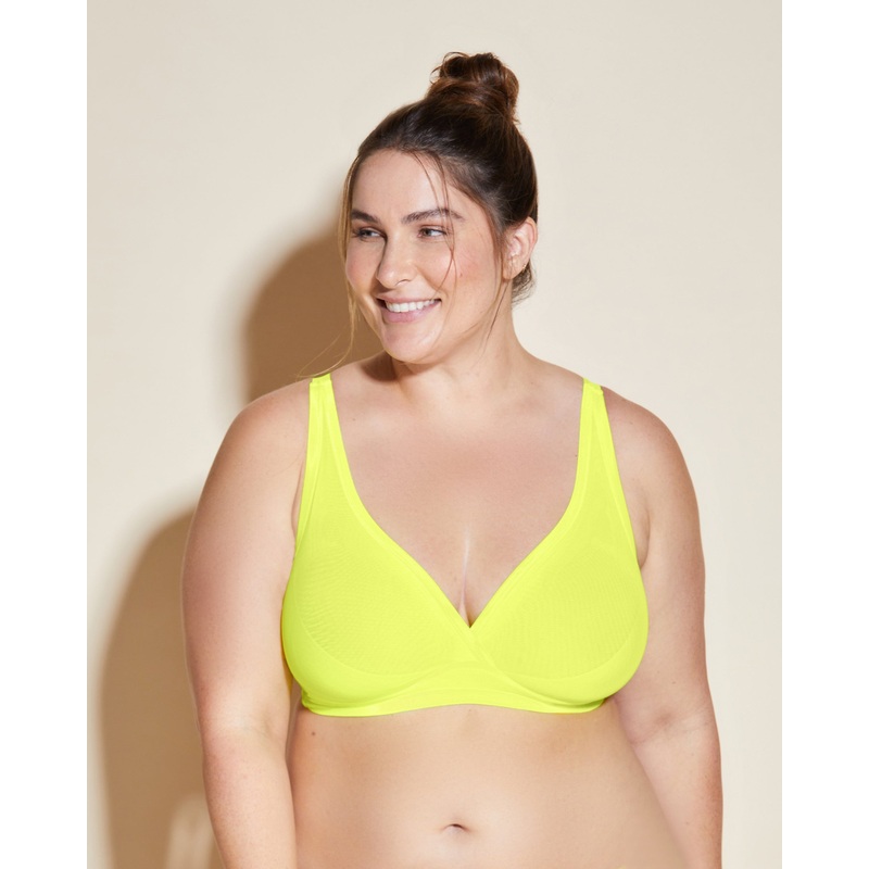 Bralette Extended Neon Yellow 1X