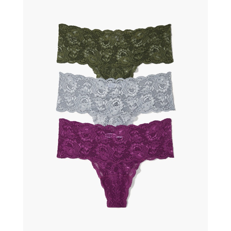 Lot De 3 Tangas Comfie Cappero Dove Gray Carnevale S/M