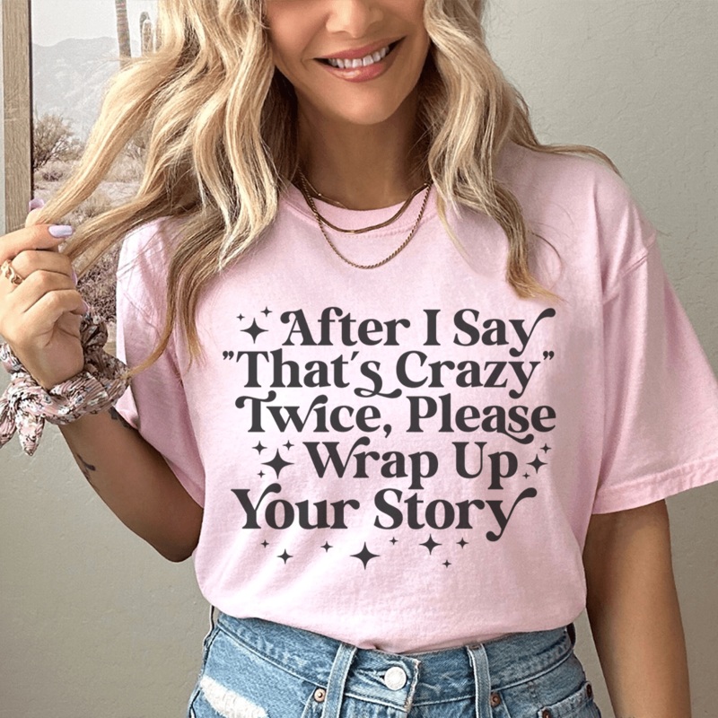 That’s Crazy Tee Pink S