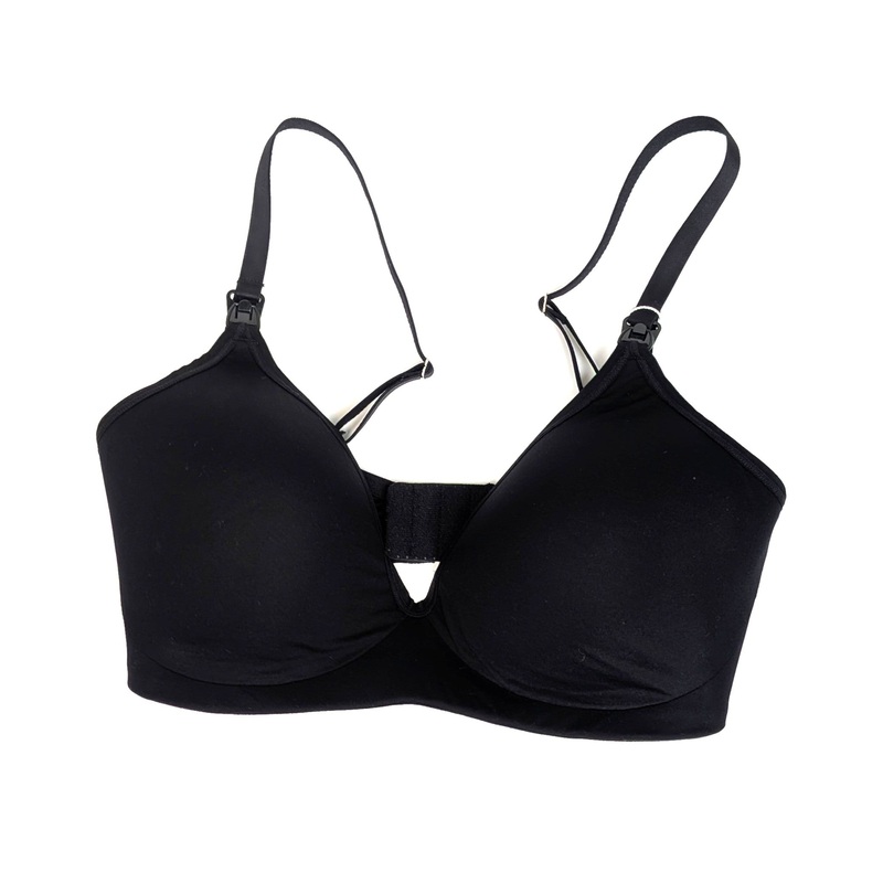 Black Wireless Nursing Bra – 34D