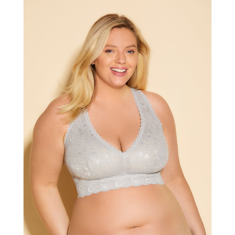 Bralette Con Spalline Incrociate Ultra Curvy Varanasi Gray XS