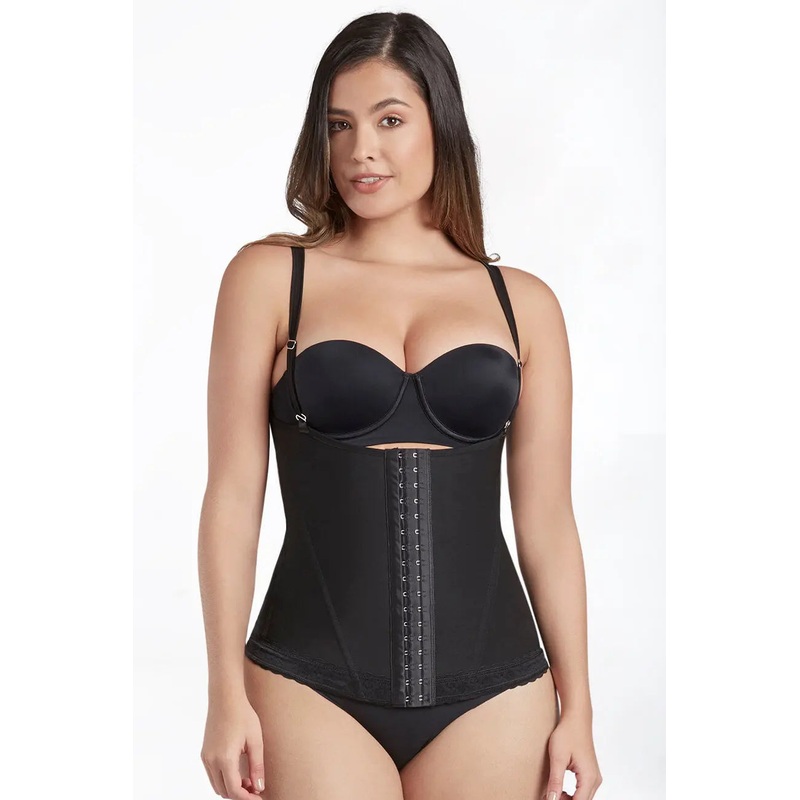 CURVEEZ Open Bust Vest for Women Sculpting Cocoa XS