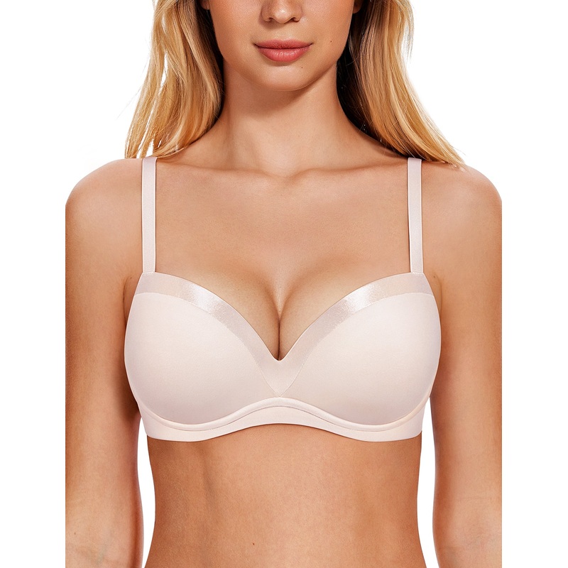 Smooth Lift Seamless Support Bra Sandshell Pink 32B