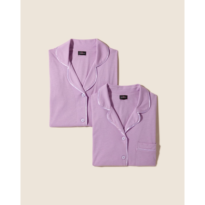 4 Piece Ultimate PJ Pack Icy Violet/Icy Violet XS