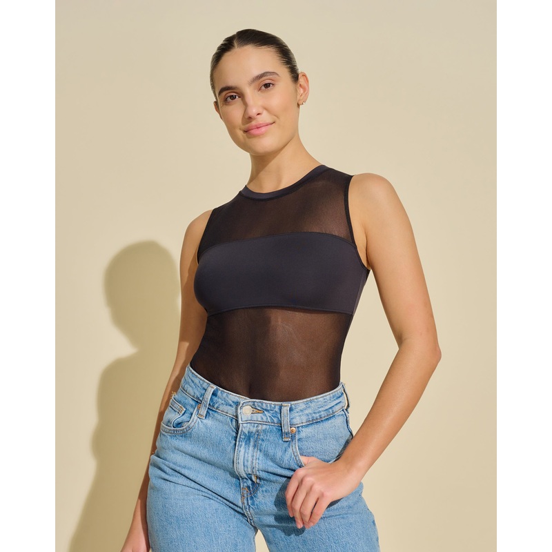 Bodysuit Schwarz S