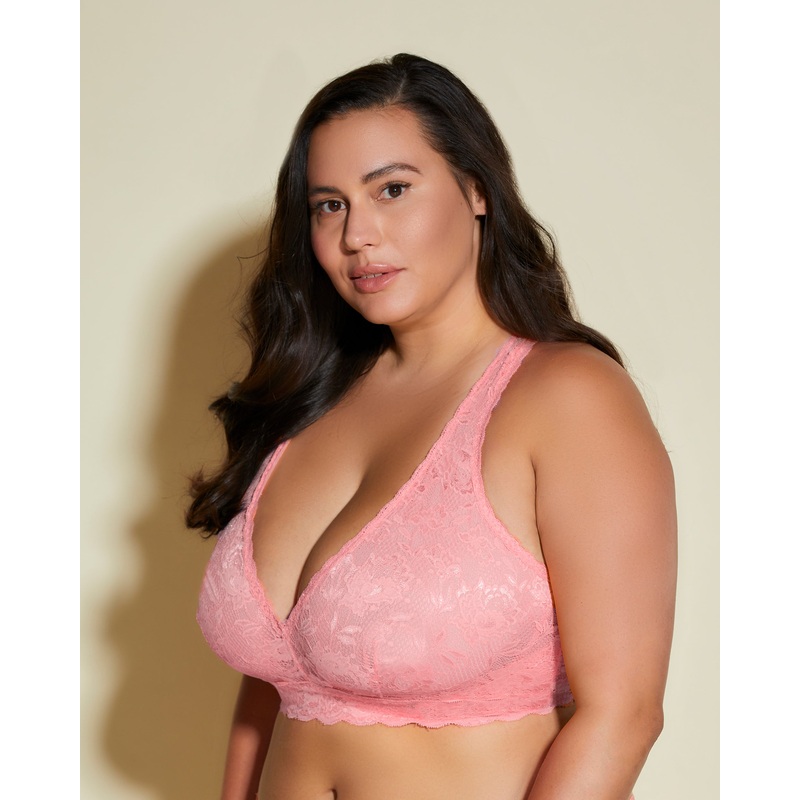 Bralette Con Spalline Incrociate Ultra Curvy Quartz Pink XS
