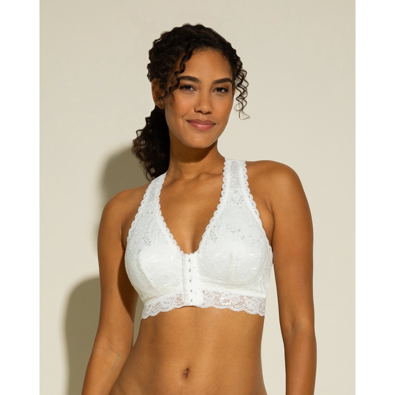 Bralette  Fermeture Frontale Post-Chirurgicale Ivoire Lunaire S