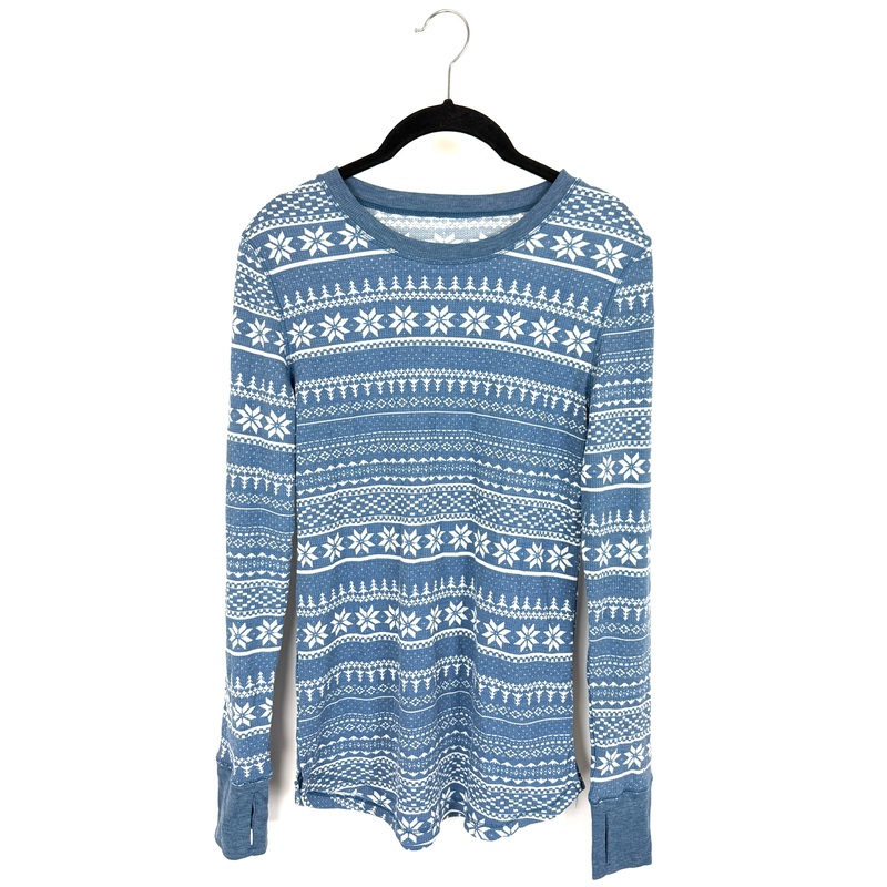 Grey Blue Lounge Top – Size 0/2