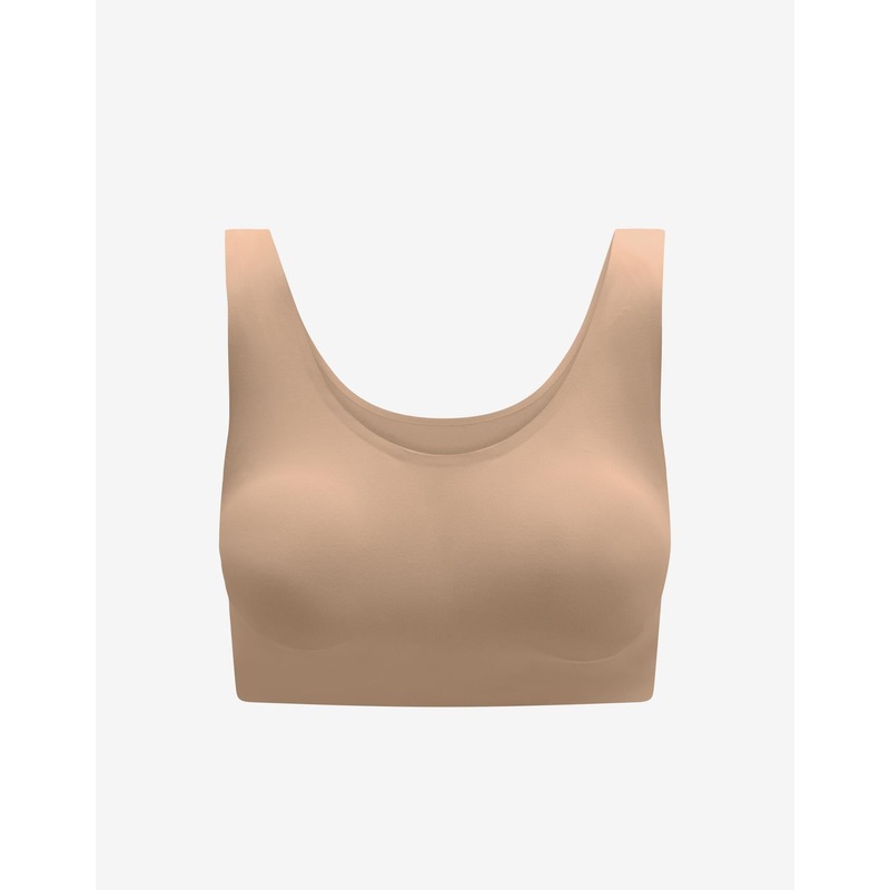 Smoothing Scoop Wireless Bra light-taupe XS