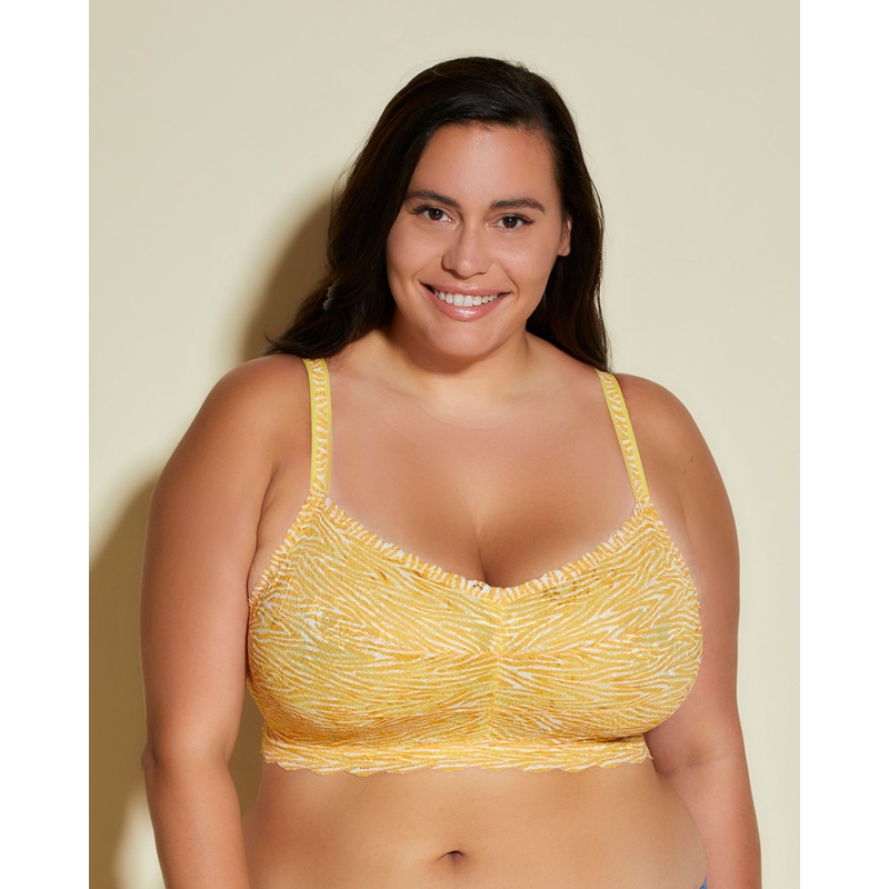 Ultra Curvy Sweetie Bralette Zebra Serengeti XS
