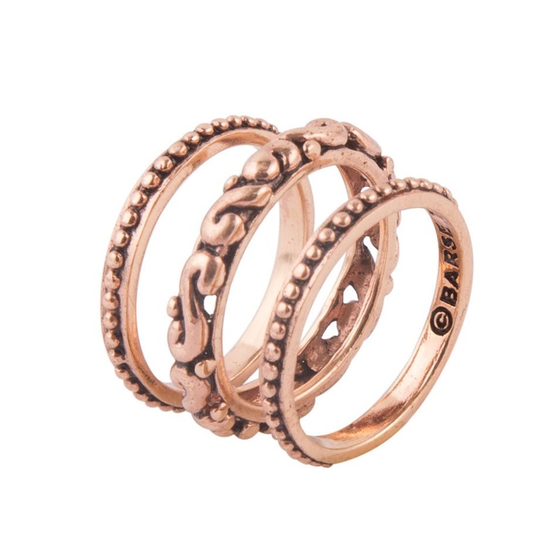 Understated Copper Stack Ring 6