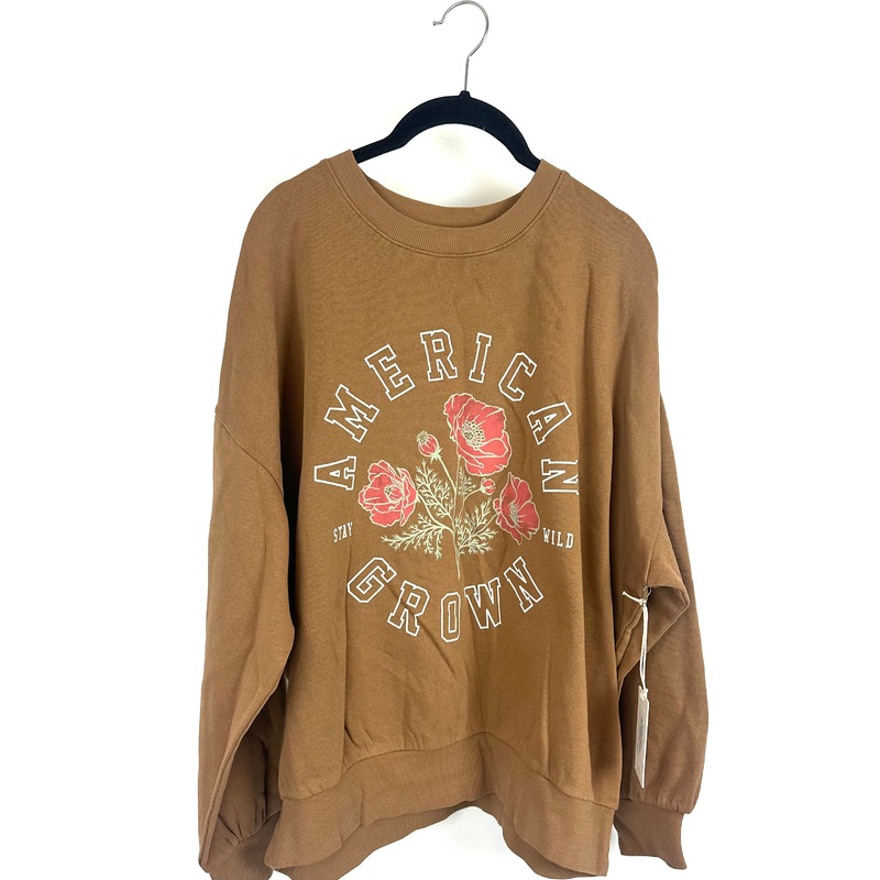 Brown American Grown Sweatshirt – Size 2/4