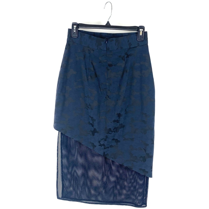 Navy Camo Skirt- Size 4, 8, 10 Size 4