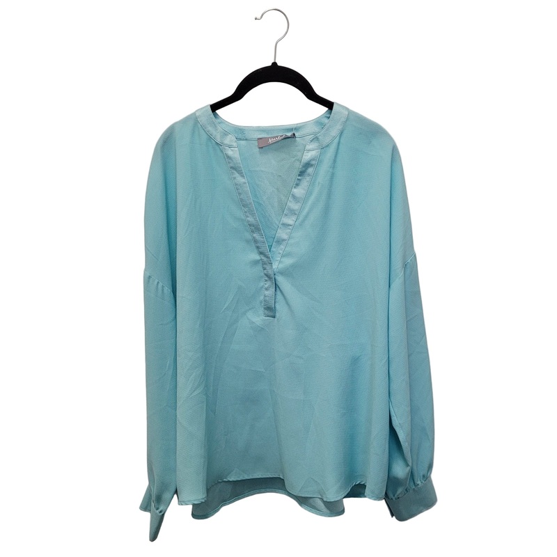 Teal Long Sleeve Blouse – Size 4/6
