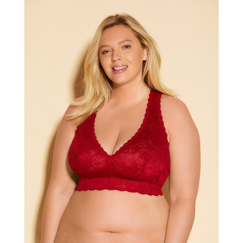 Ultra Curvy Racie Racerback Bralette Sindoor Red XS