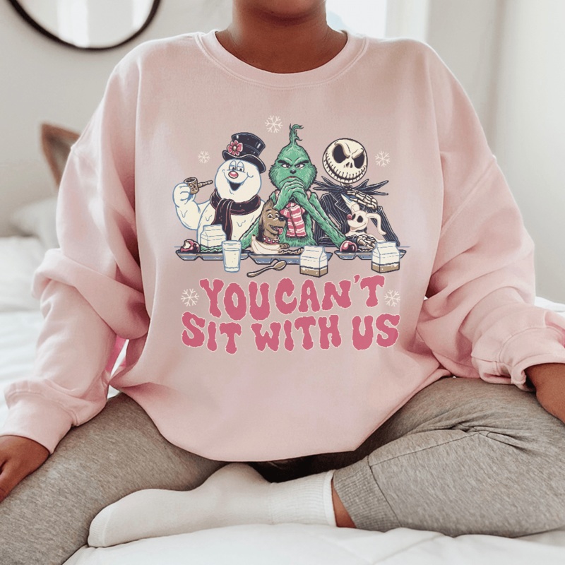 You Can’t Sit With Us Sweatshirt Black S