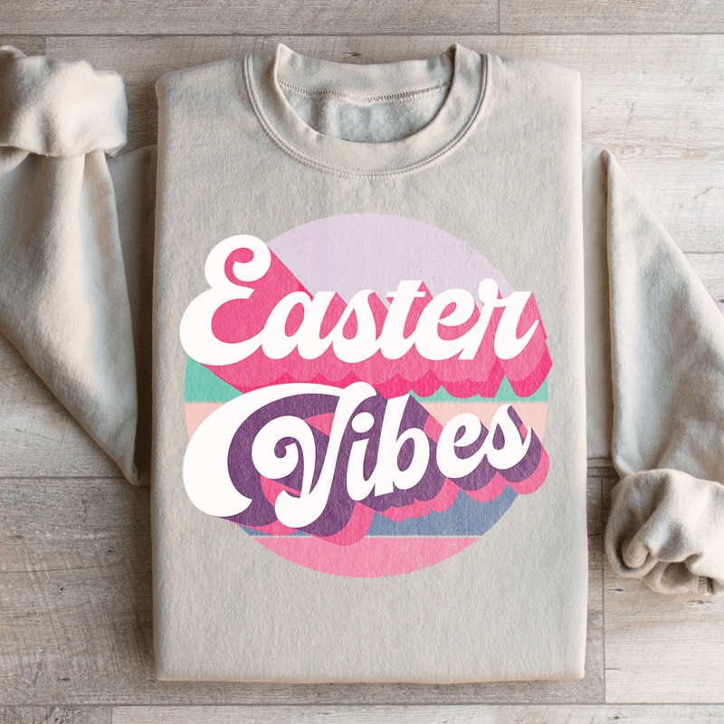Easter Vibes Sweatshirt Black S