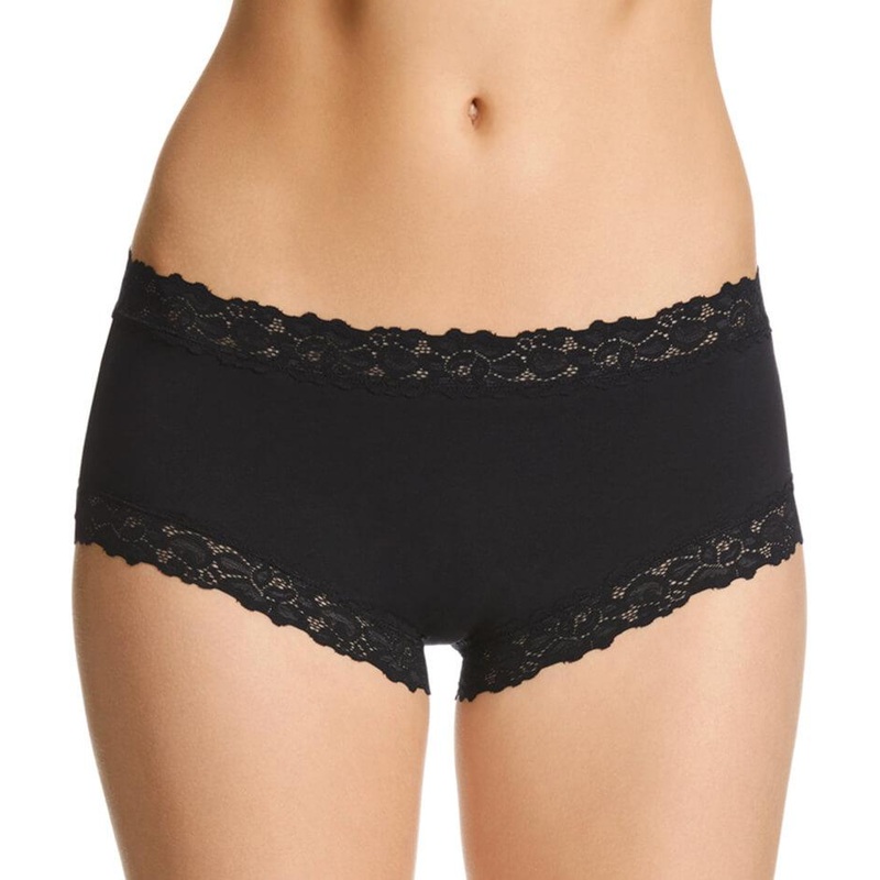 Jockey Parisienne Cotton Boyleg – Black XS