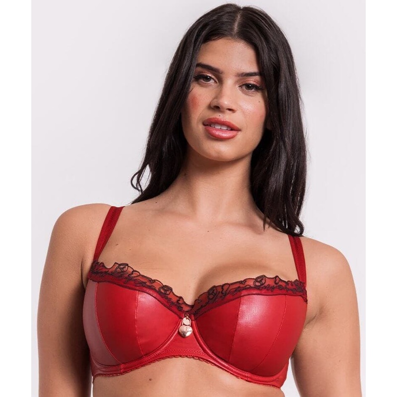 Scantilly Key to My Heart Padded Half Cup Bra – Rouge 30H