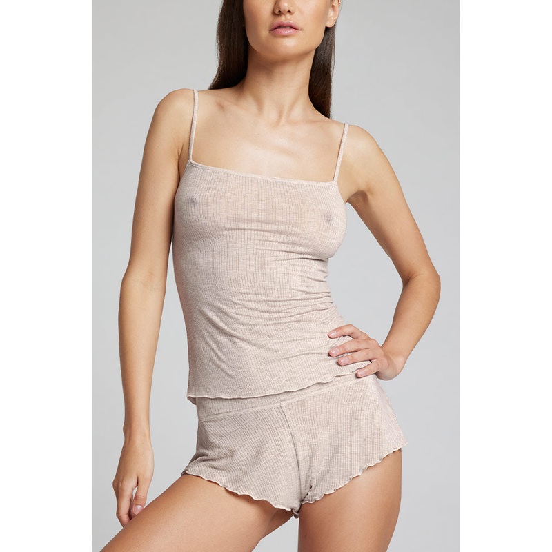 Whipped Cami in Sand XS Sand Single