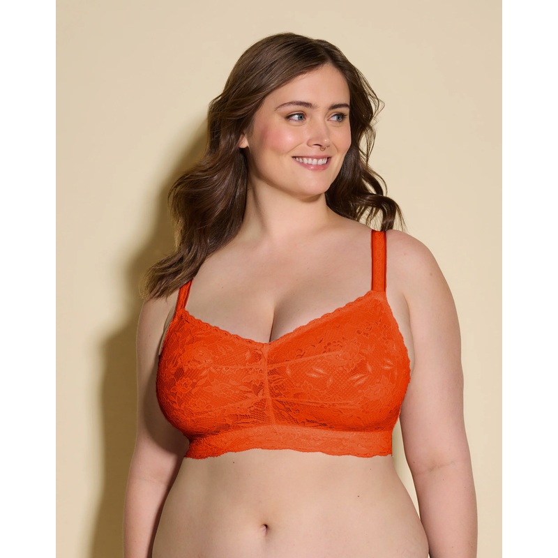 Super Curvy Sweetie Bralette Sicilian Orange XS