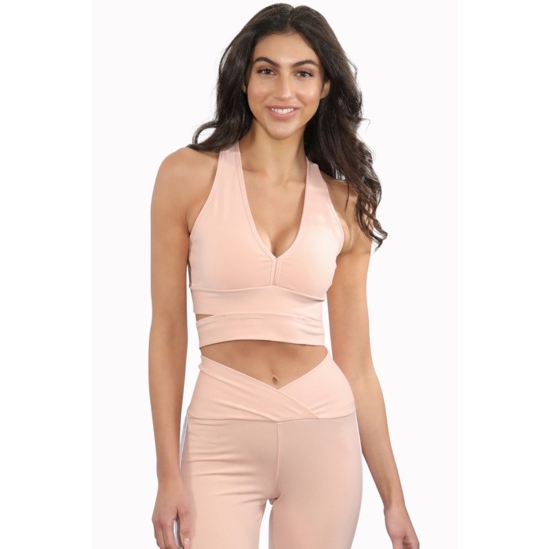 ARI PEACH Activewear Crop Top S
