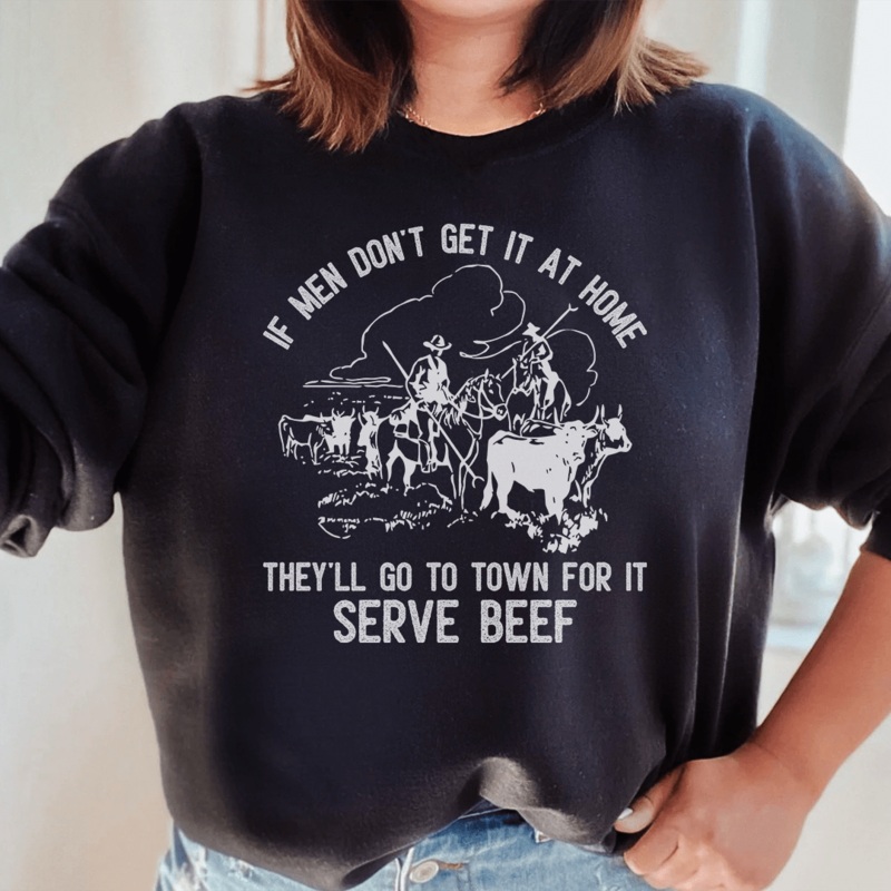 Serve Beef Sweatshirt Black S