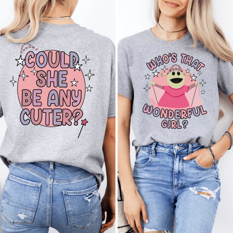 Who’s That Wonderful Girl Tee Athletic Heather S