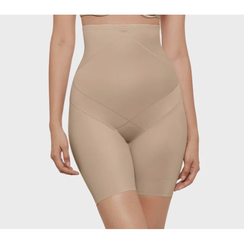 2419 Tummy Tuck Firm Control Thigh Slimmer BEIGE S