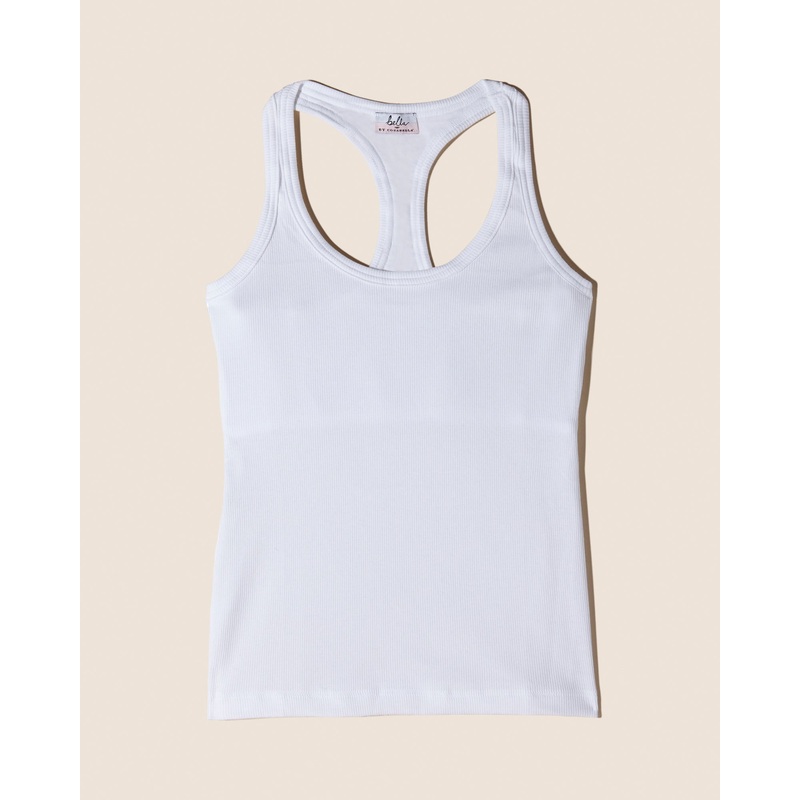 Ana Racerback Camisole Tween White S