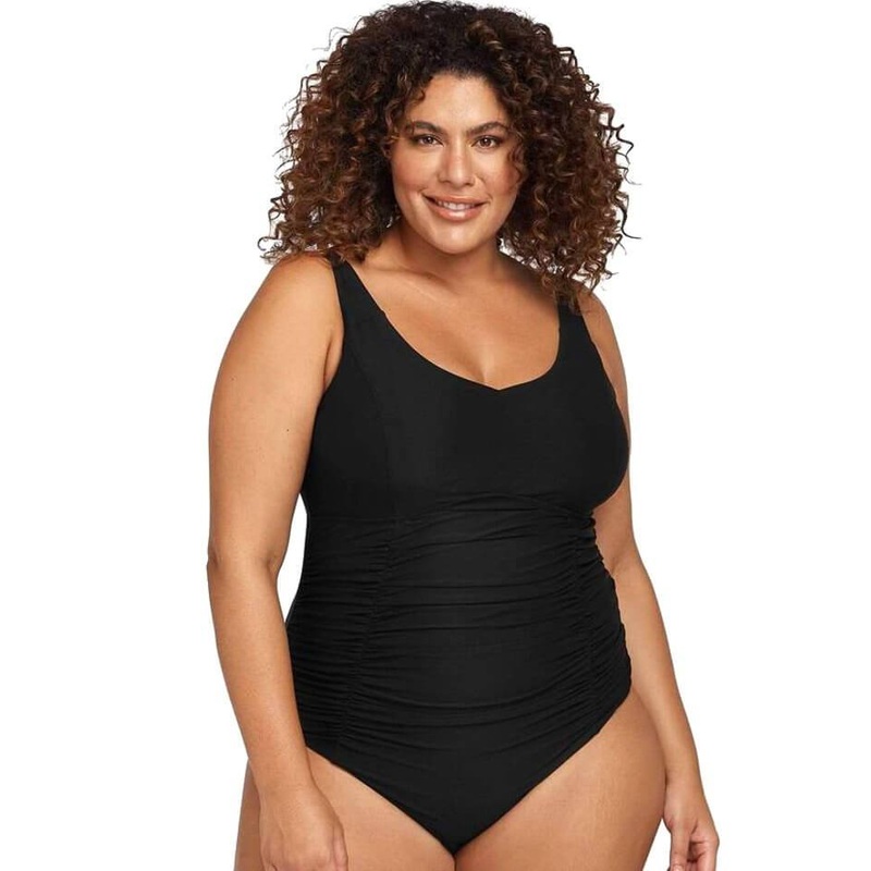 Artesands Hues Raphael Underwire E-F Cup One Piece Swimsuit – Black 12
