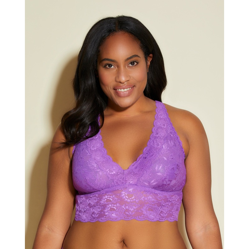 Bralette Extended Plungie Longline Cyclamen 1X