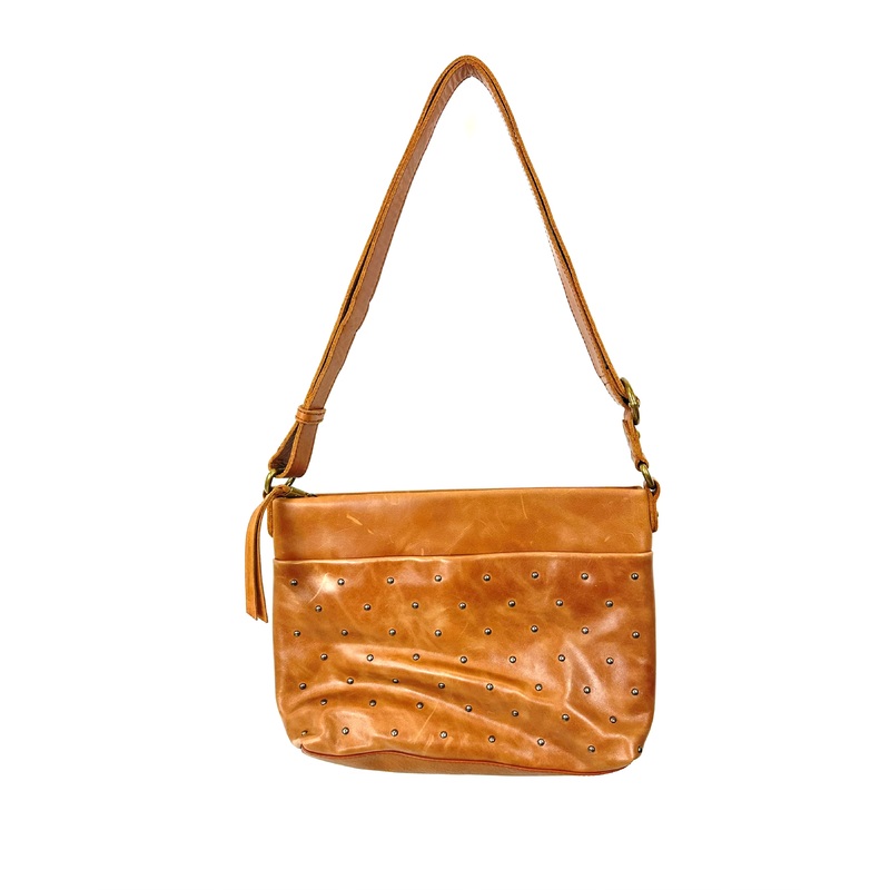 Brown Leather Shoulder Bag